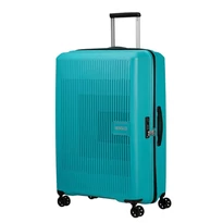 American Tourister Aerostep 77cm Nagy Bőrönd Turquoise Tonic