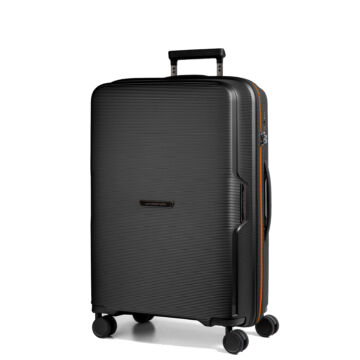 Bel Air Közepes bőrönd fekete