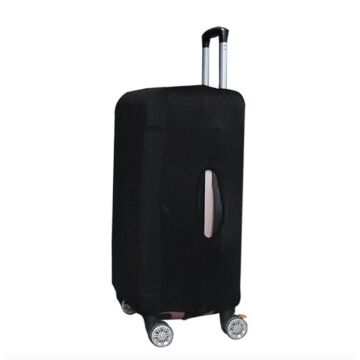Elasztikus Bőrönd Huzat Közepes Méretű Fekete (M)