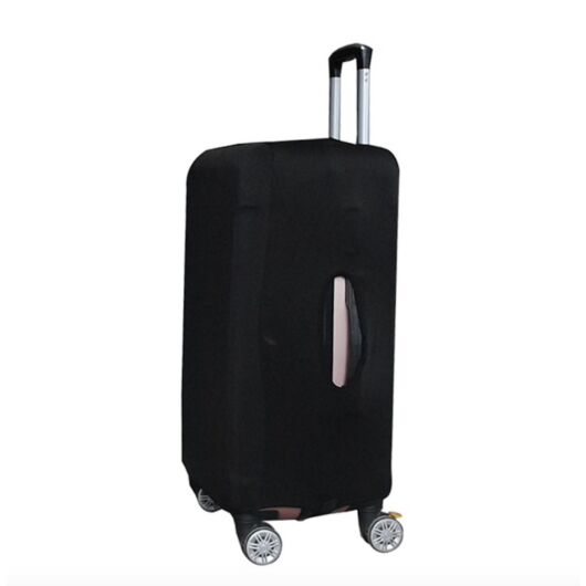 Elasztikus Bőrönd Huzat Közepes Méretű Fekete (M)