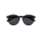 IZIPIZI #M Oversize kerek Black napszemüveg