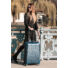Kép 2/11 - New Carat Kék Bőrönd