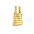 Kép 6/6 - Notabag Recycled – Golden Stripes 2in1 váll &amp; háti bevásárlótáska