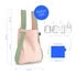 Kép 7/7 - Notabag Recycled – Olive/Rose 2in1 váll &amp; háti bevásárlótáska