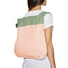 Kép 3/7 - Notabag Recycled – Olive/Rose 2in1 váll &amp; háti bevásárlótáska