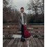 Kép 3/7 - Notabag Recycled – Wine Red 2in1 váll &amp; háti bevásárlótáska
